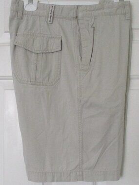 Tommy Bahama Mens Flat Front Cotton 6-Pkt Expandable Waist Short Pant NWOT - 32W